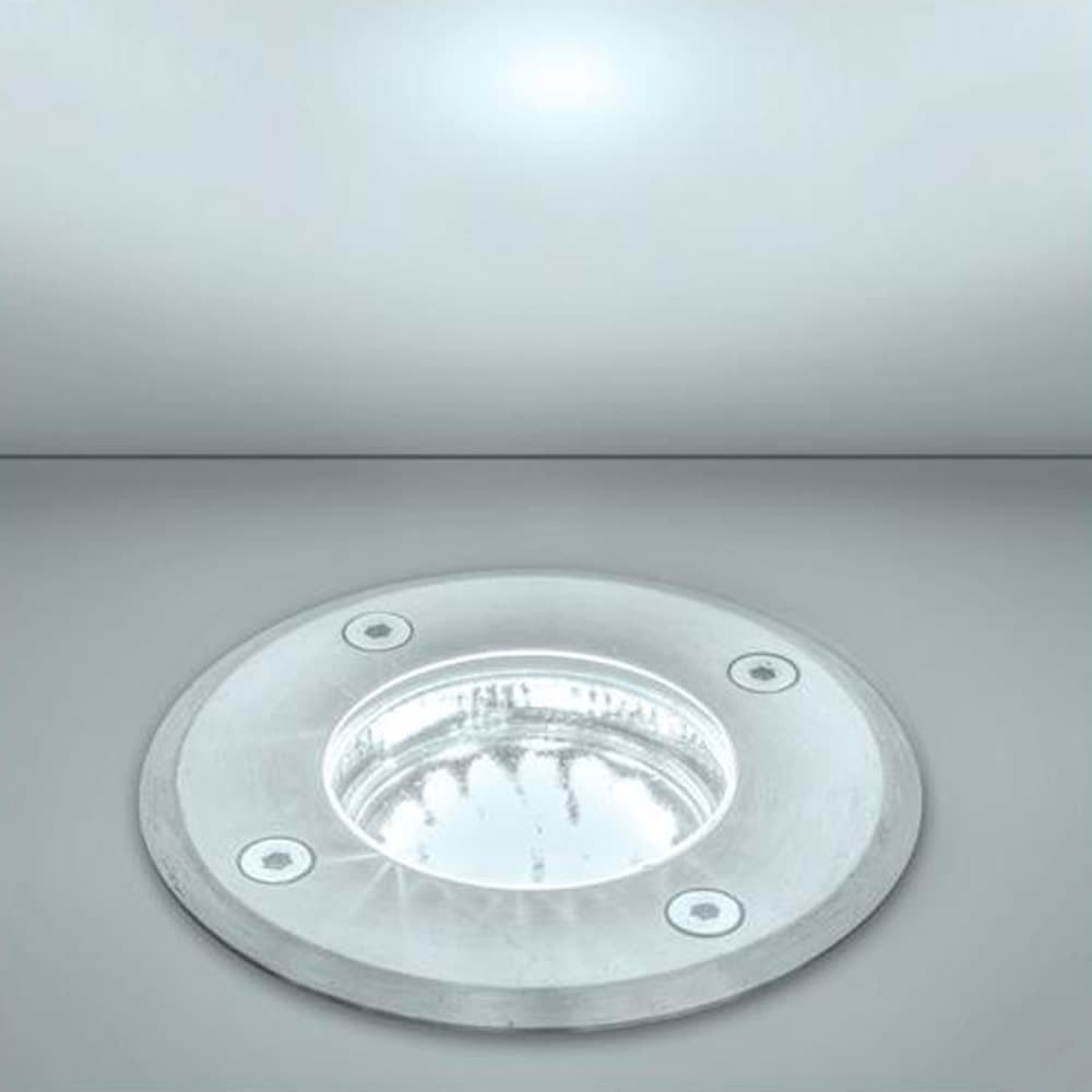 Lámpara de Piso Acero Inoxidable con Base GU10 – Ilumileds