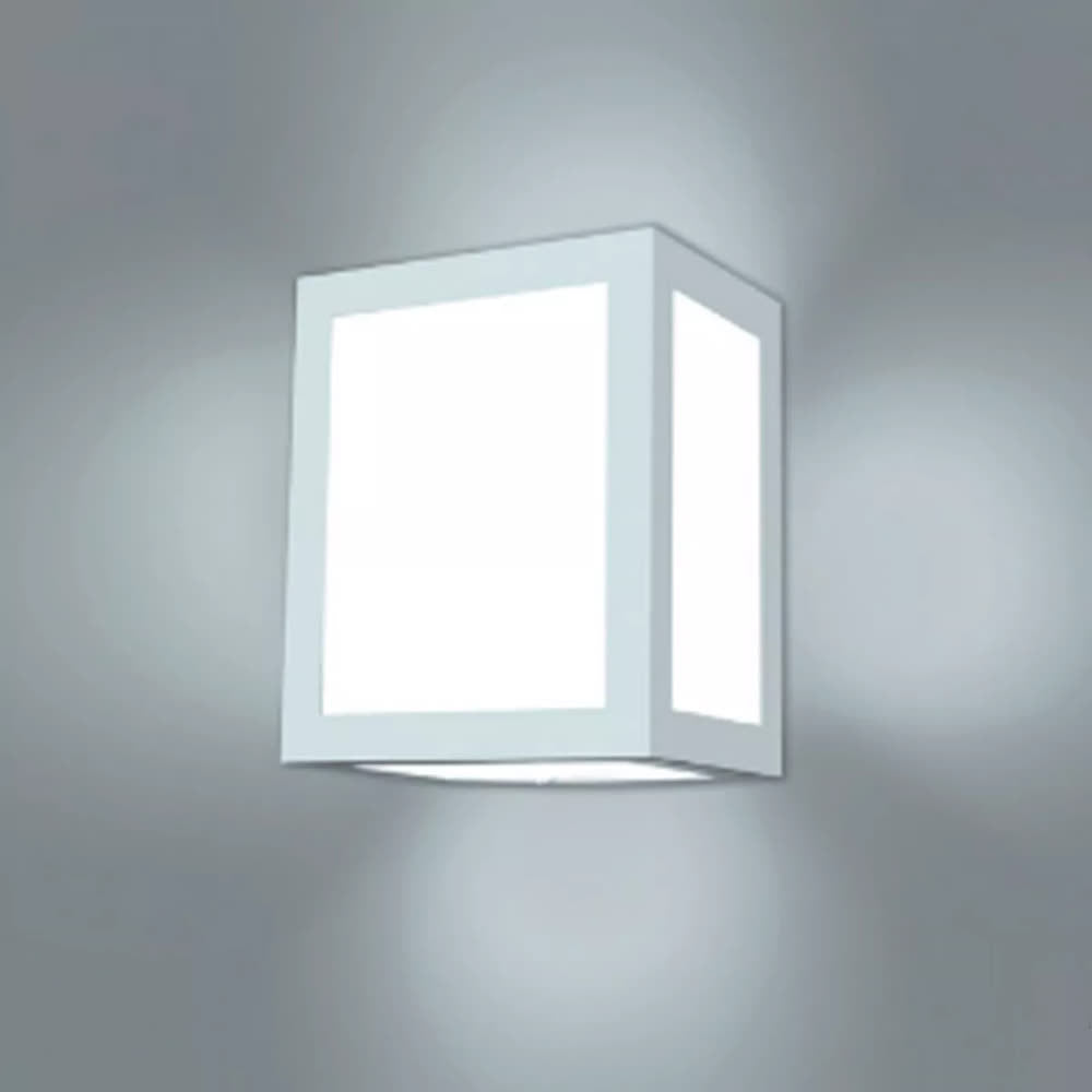 Lámpara de Pared Arbotante LED Cubo 12W 3000K 85-265V Blanco IP65 - Ilumileds