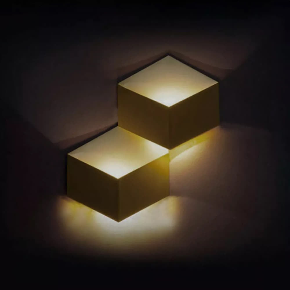 Lámpara de Pared Arbotante LED 6W B.C. 100-240V 2 Cubos Blancos - Ilumileds