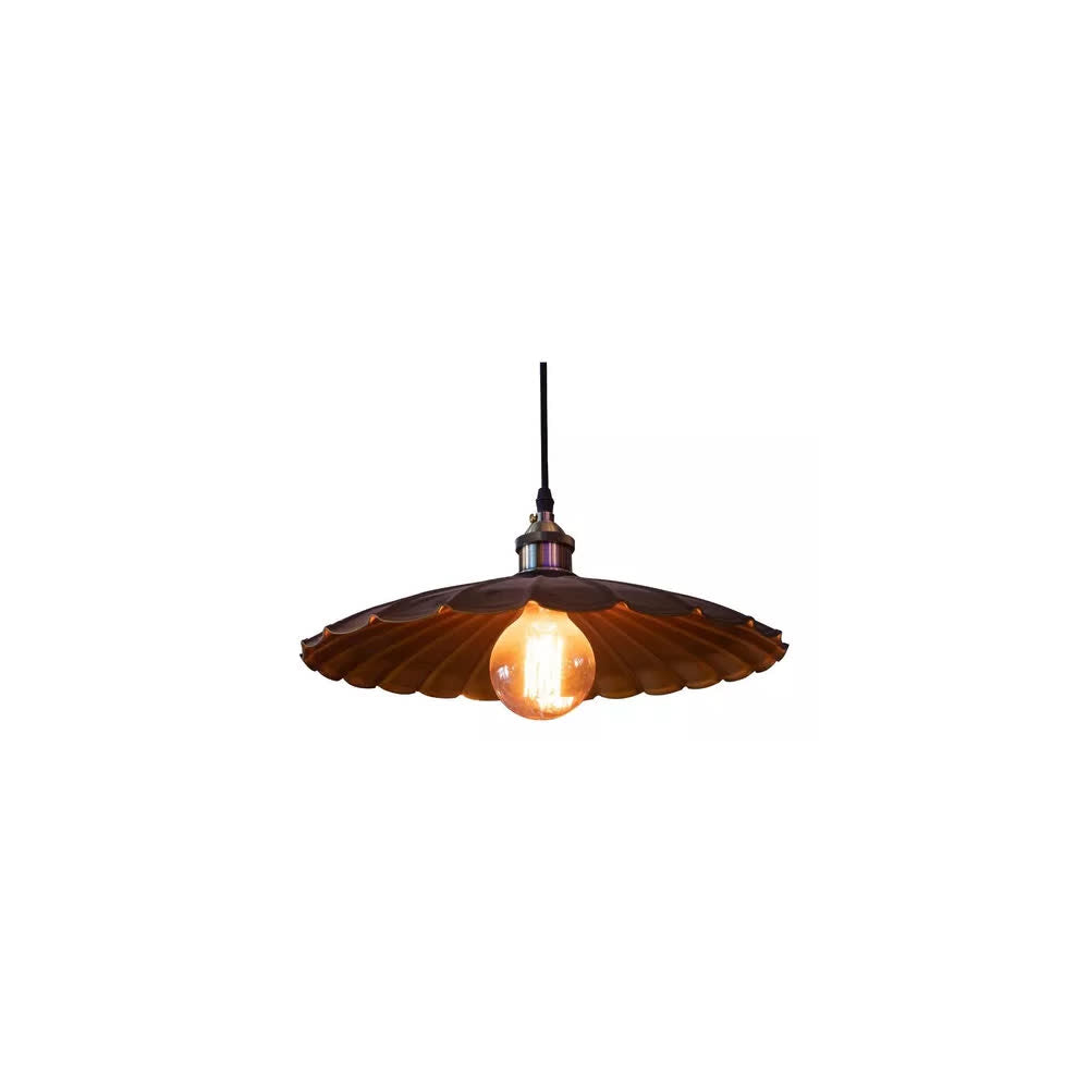 Lámpara Colgante Estilo Vintage Negro / Cobre