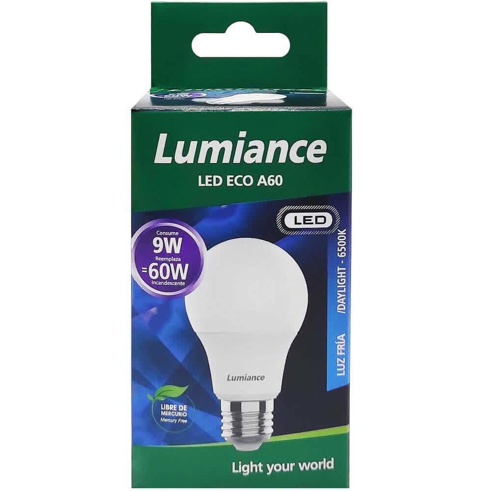 Pack 10 Focos LED A19 9W 6500K – Eco Lumiance