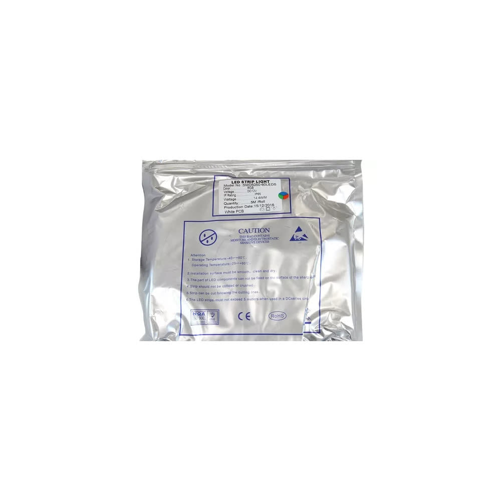 Tira LED Exterior RGB 5M 60 LEDS IP65 Con Driver – Laiting