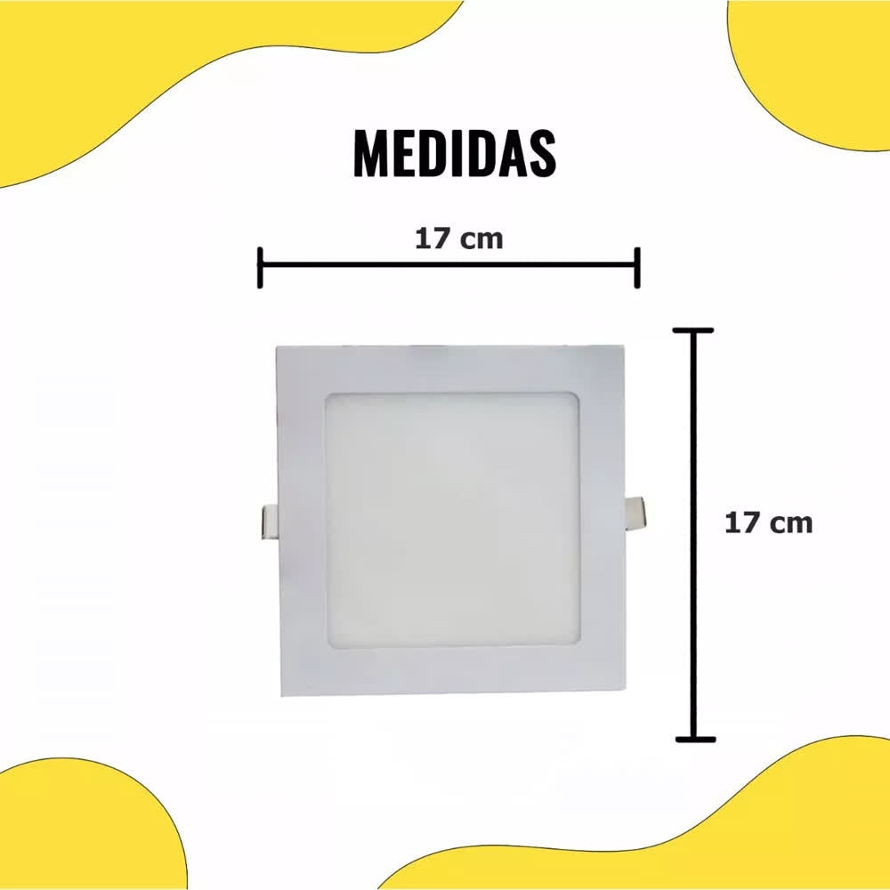 Plafón LED 12W 3000K SFQ-12-BC – Laiting