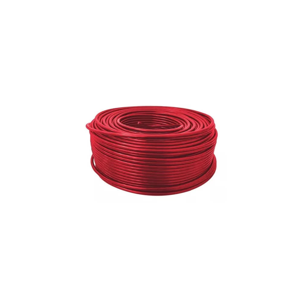 CABLE CAL 10 THW 90?C 600V 25A 100%COBRE 100M ROJO SKY FORT