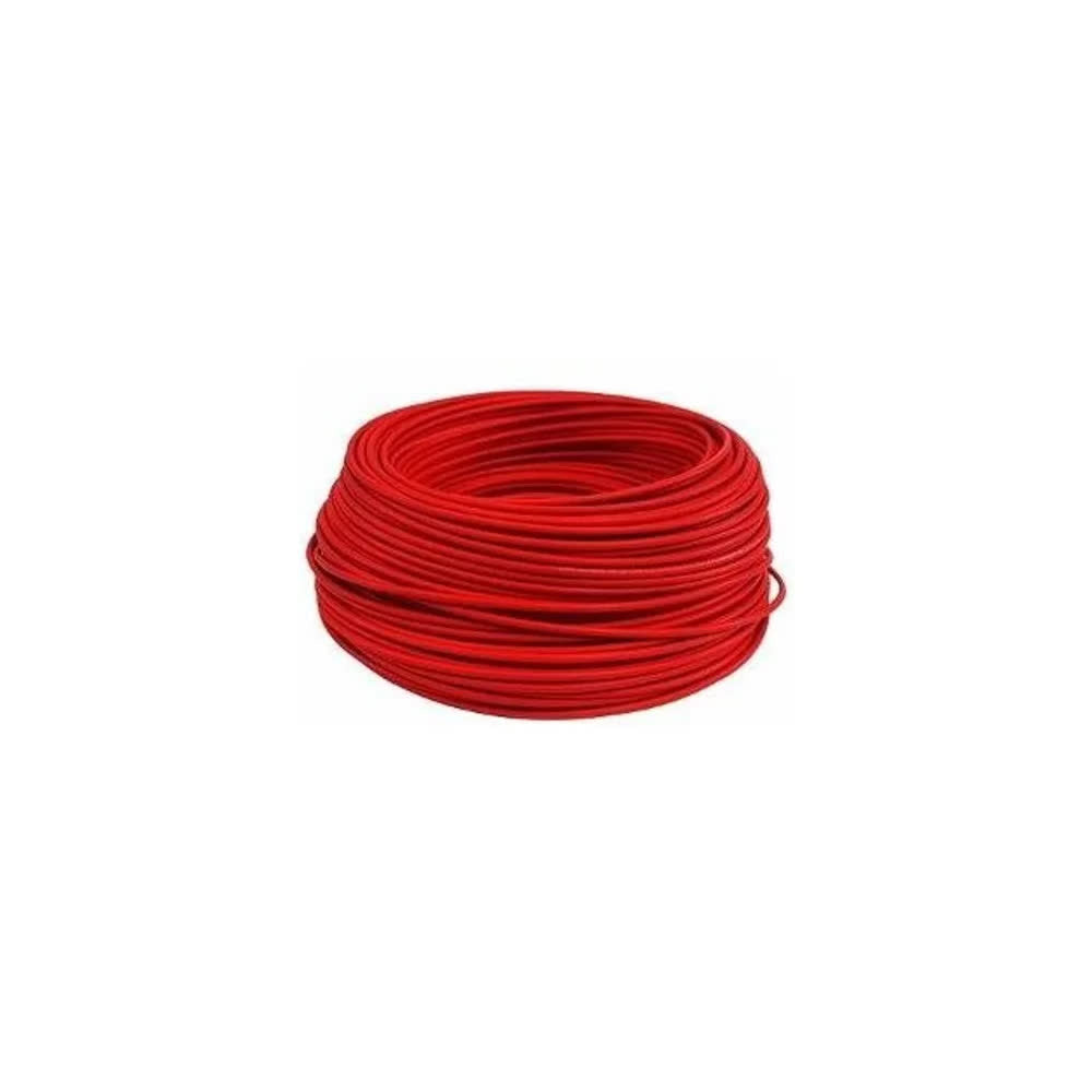 CABLE CAL 14 THW 90?C 600V 15A 100%COBRE 100M ROJO SKY FORT