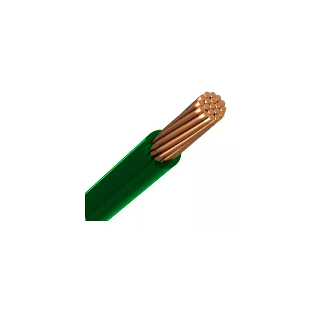 Caja de Cable Calibre 14 THW 600V 15A 100% Cobre 100m Verde - Sky Fort