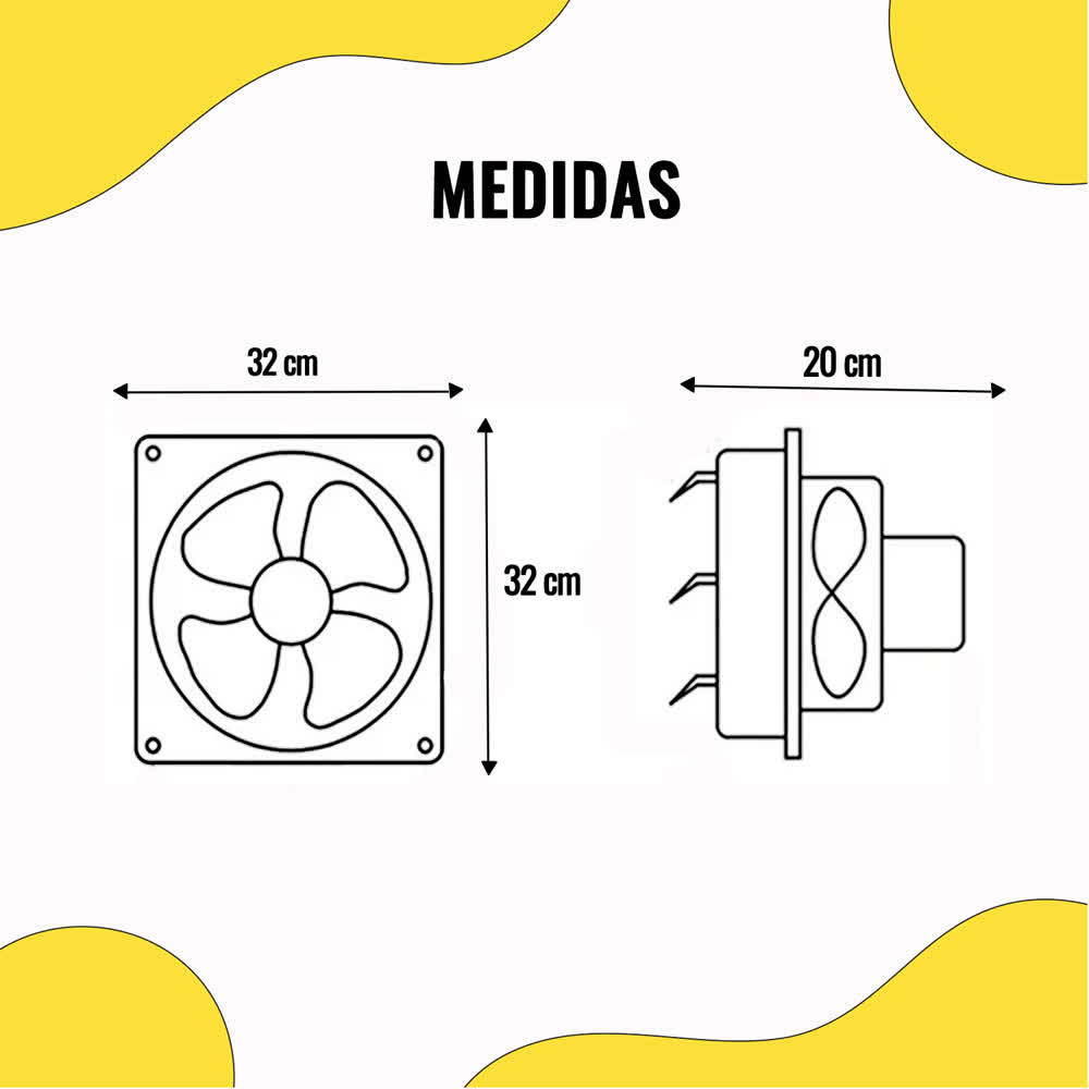 Extractor de Aire Tritón 10" Negro Mate – Masterfan