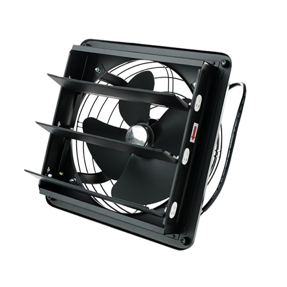 Extractor de Aire Tritón 14" Negro Mate – Masterfan