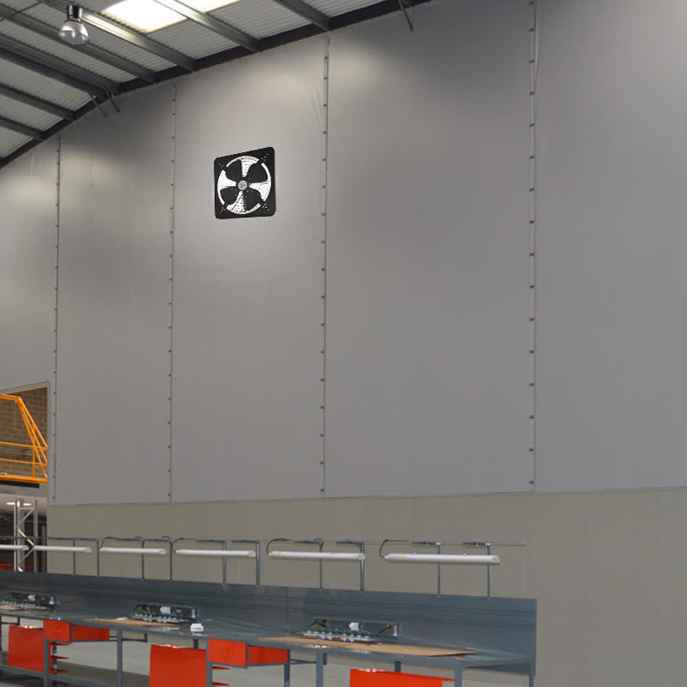 Extractor de Aire Tritón 16" Negro Mate – Masterfan