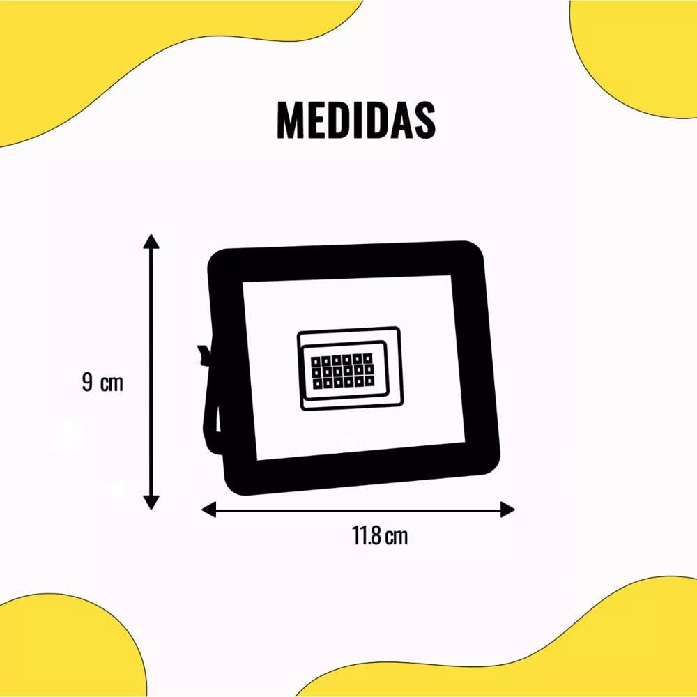 Reflector LED 10W 90-260V SMD RGB con Control – Winled